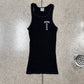Vintage 90s Chrome Hearts Ribbed ‘Celtic Cross’ Tank Top