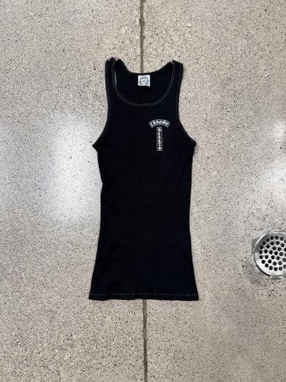 Vintage 90s Chrome Hearts Ribbed ‘Celtic Cross’ Tank Top