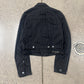 Vintage Jean Paul Gaultier Pinstripe Denim Zip-Up Jacket