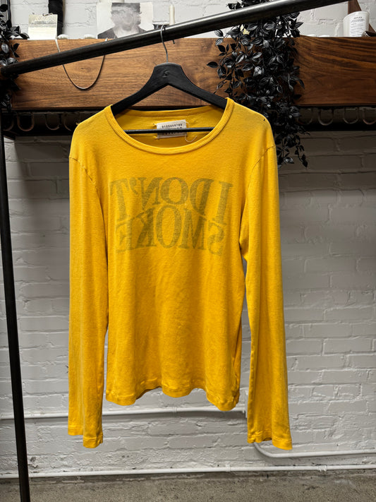 AW2006 Maison Martin Margiela ‘I Don’t Smoke’ Reversible Graphic T-Shirt