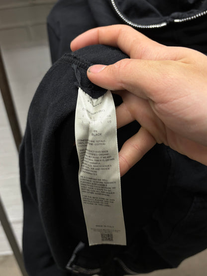 Rick Owens Black ‘Gimp’ Full Zip-Up Hoodie