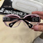 Chrome Hearts ‘Sweet Young Thang’ Pink/Silver Oval Sunglasses