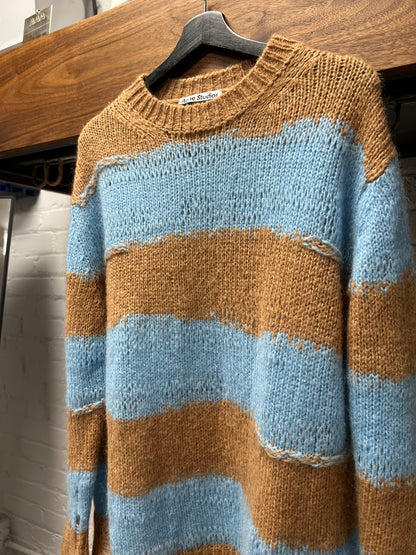 Acne Studios Alpaca/Mohair Striped Knit Sweater