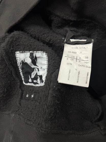 Rick Owens ‘Mountain’ Zip Up Dust Brown Sweatshirt