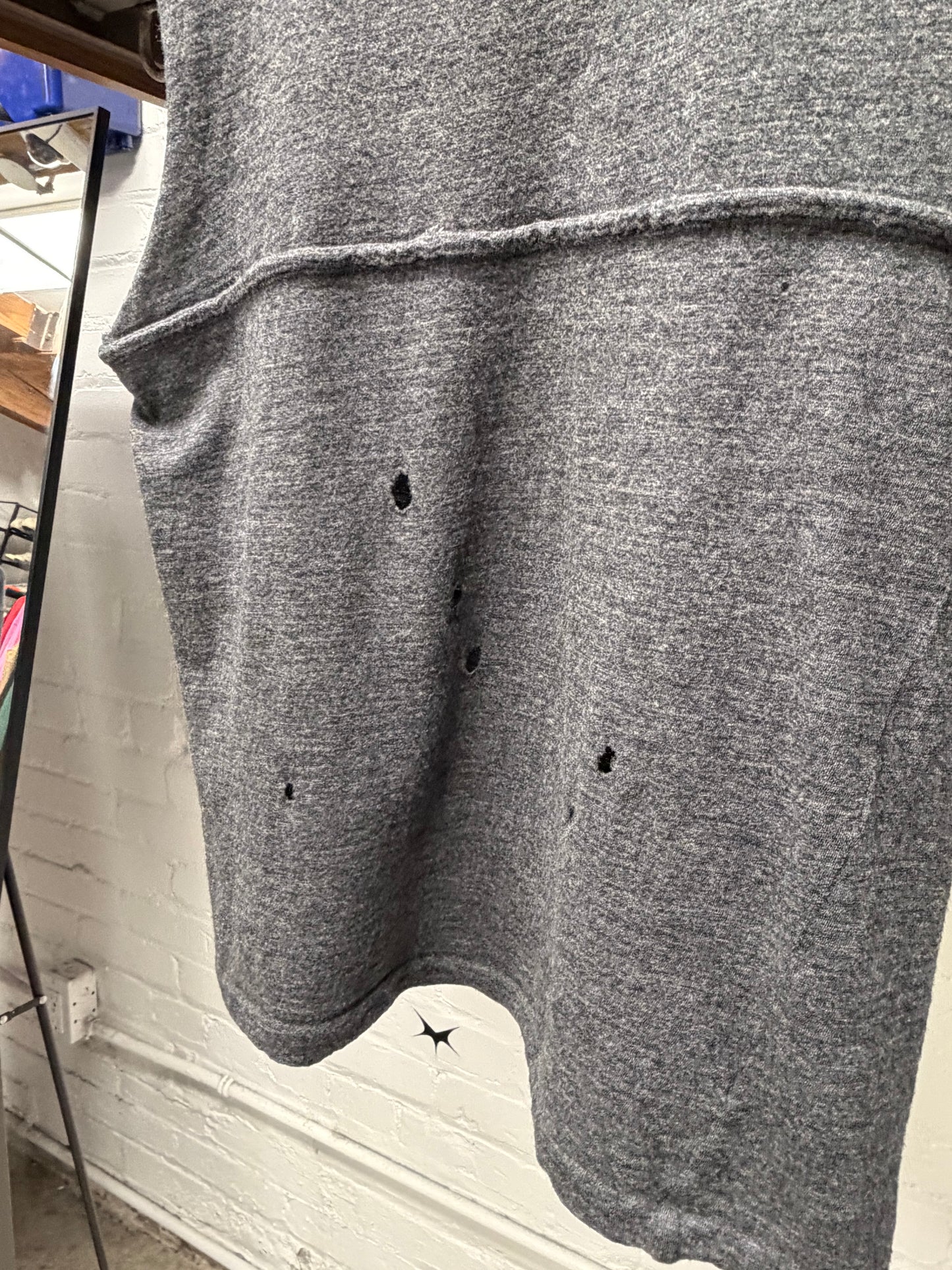 Vintage 90s Comme Des Garçons Homme Distressed Cotton Tank Top