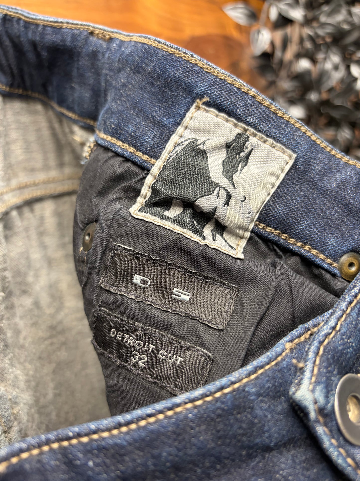 Rick Owens Jeans Detroit Cut
'Dirty Blue' Skinny Jeans