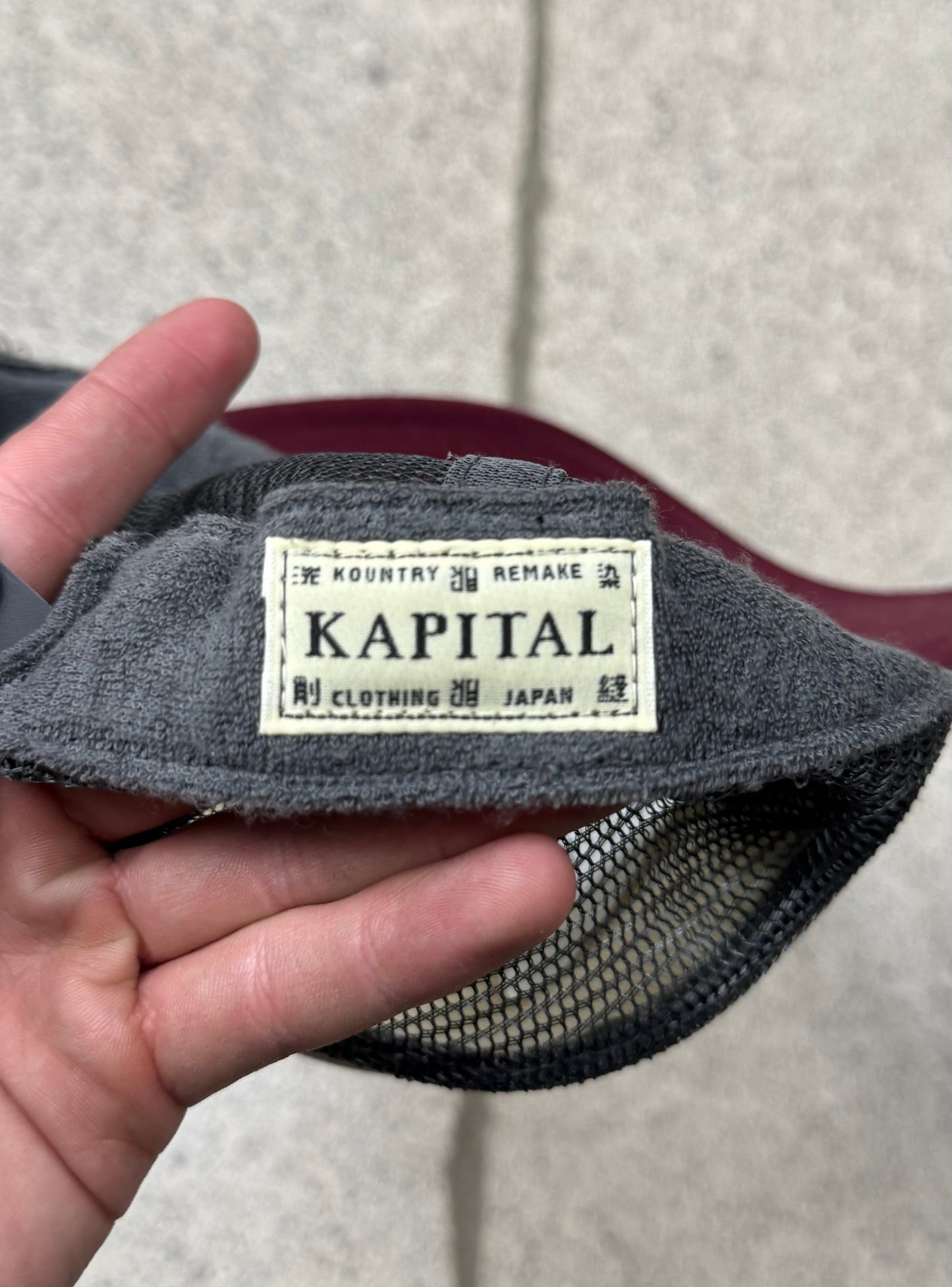 Kapital ‘Lucky 7s’ Mesh Snap-Back Trucker Hat