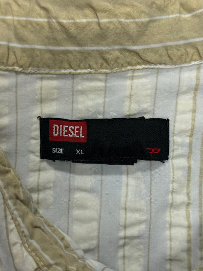 Diesel Western Striped Button Snap Shirt