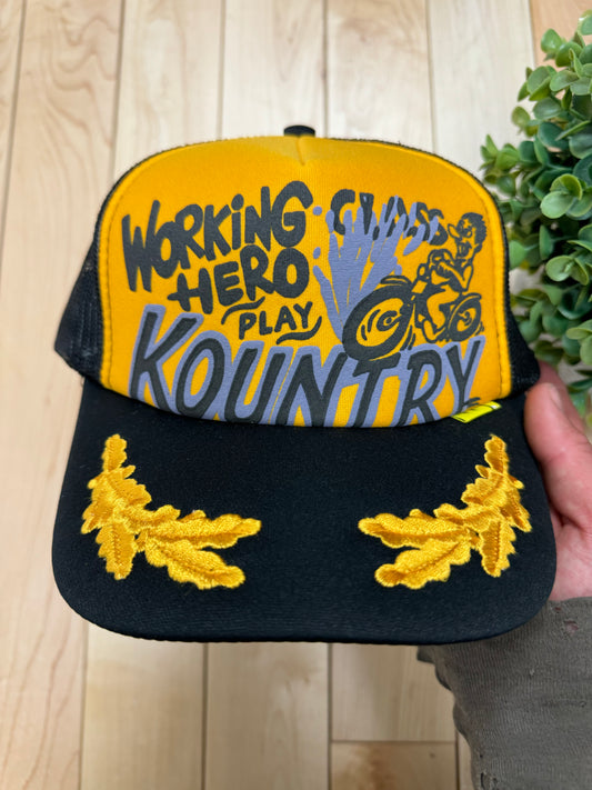 Spring Summer 2024 Kapital ‘Working Class Hero’ Trucker Hat