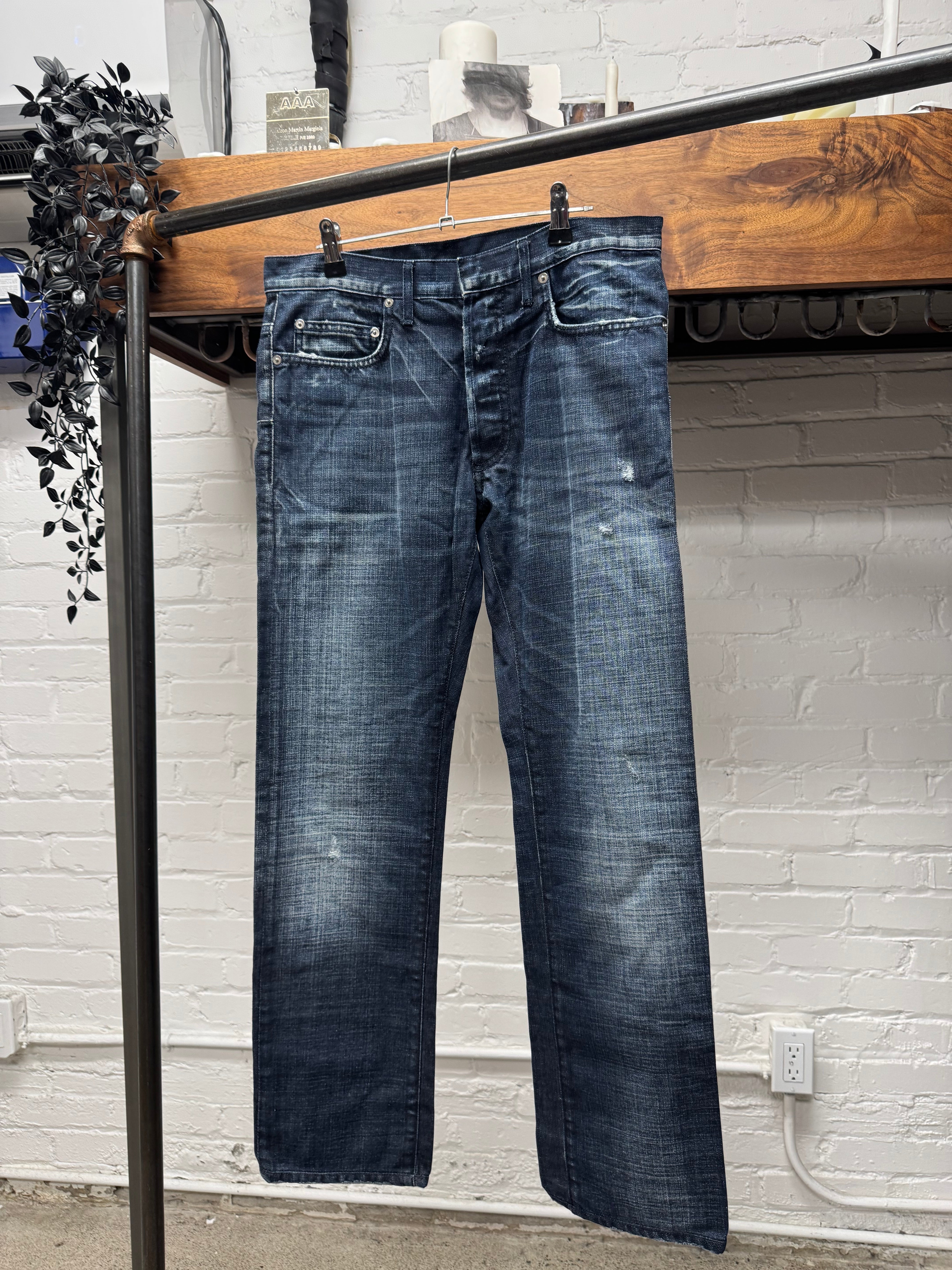 Dior Homme 'Dark Washed Blue' Slim Skinny Cut Denim – Alex Maxamenko
