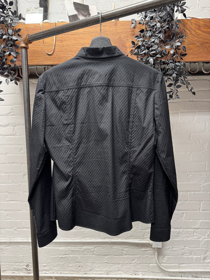 SS2009 Gucci ‘Micro Monogram’ Black Button Up Shirt