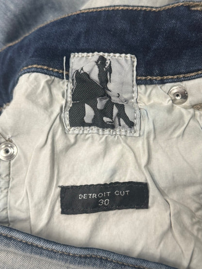 Rick Owens ‘Detroit Cut’ Mineral/Pearl Denim