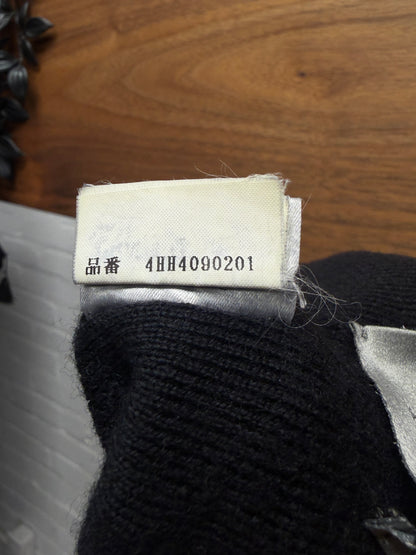 AW2004 Dior Homme by Hedi Slimane ‘Victim of the Crime’ Black/White Bee Logo Skull Cap