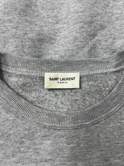 SS2019 Saint Laurent ‘Malibu’ Heather Grey Sweatshirt