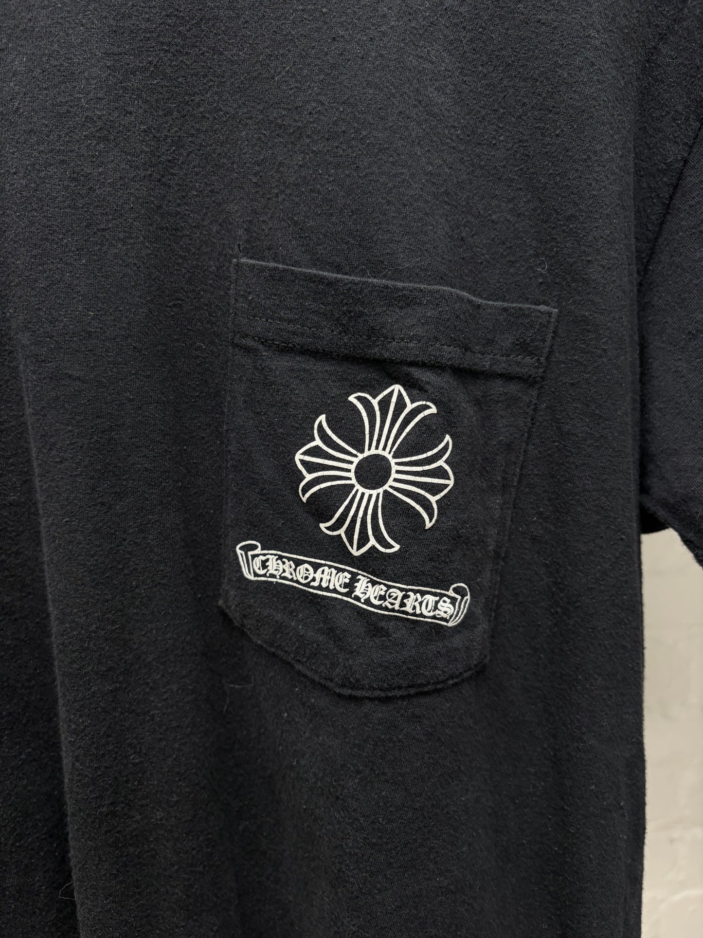 Chrome Hearts ‘Dagger Vine/Scroll Logo’ Black Graphic T-Shirt