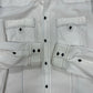 Roberto Cavalli Contrast Stitch White Button Down Shirt