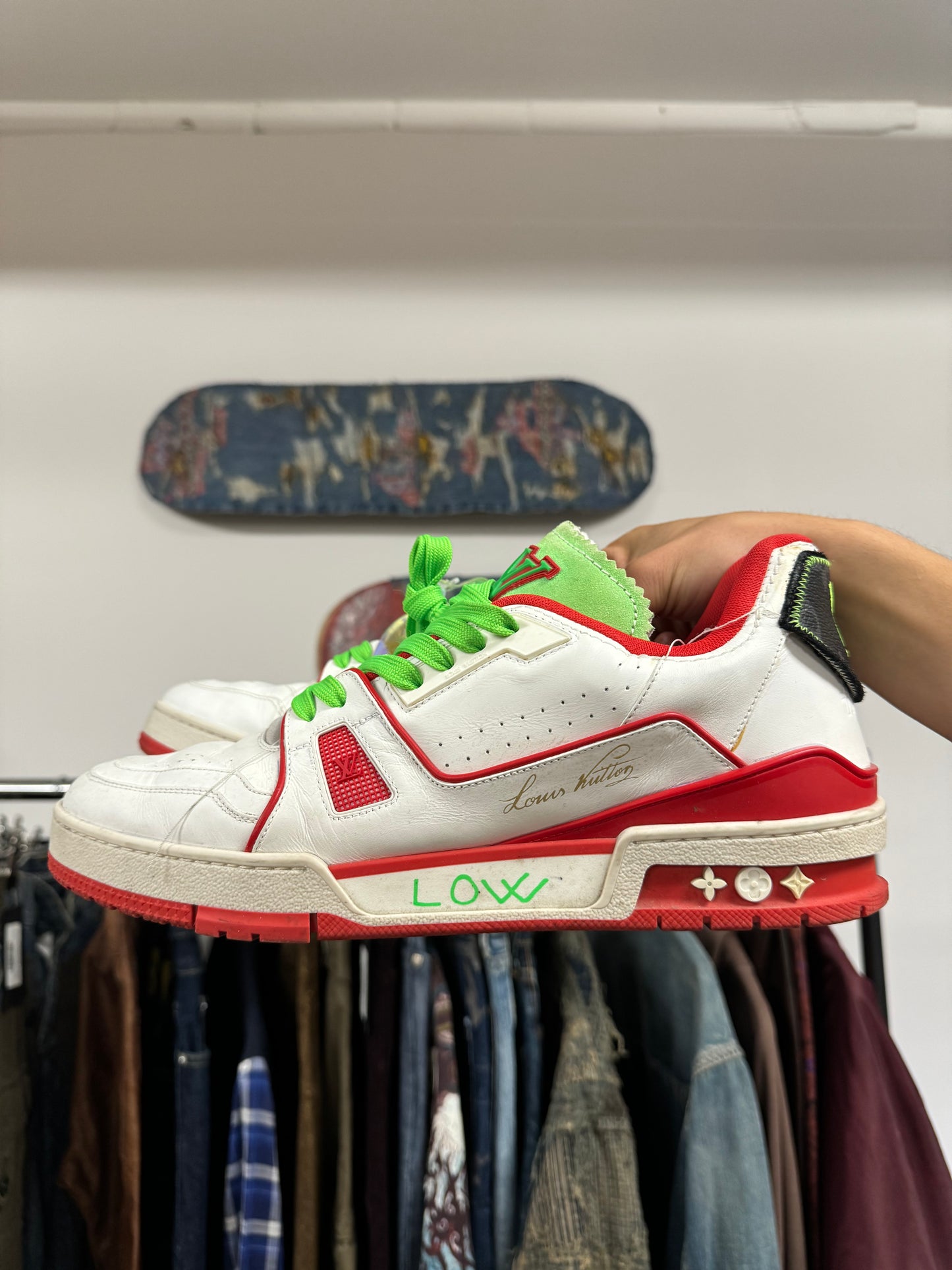 AW2021 Louis Vuitton ‘SoHo Exclusive’ 1/500 Upcycled LV Trainers