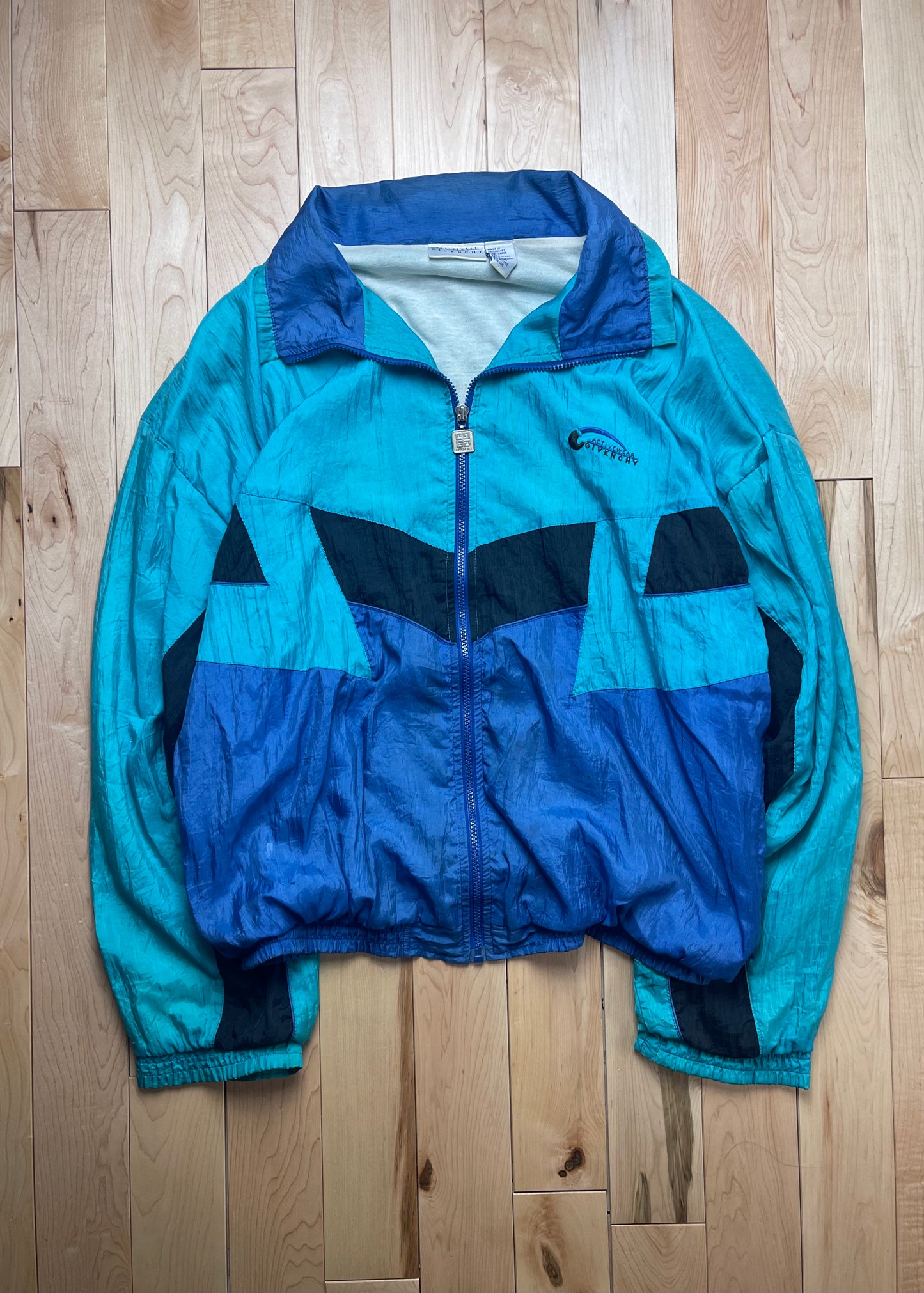 90s Givenchy Color Blocked Windbreaker