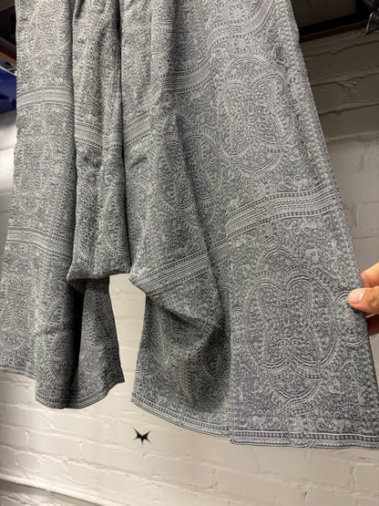 SS2012 Yohji Yamamoto ‘Y’s’ Grey Patterned ‘Sarousel’ Drop Crotch Shorts