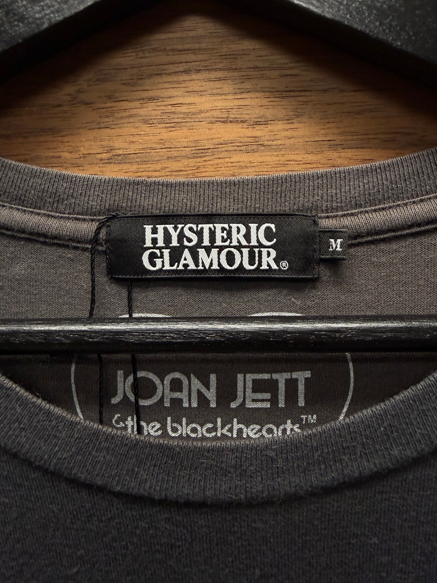 Hysteric Glamour ‘Joan Jett’ Black Portrait T-Shirt