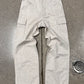 Vintage Helmut Lang Wide Leg White Cargo Pants