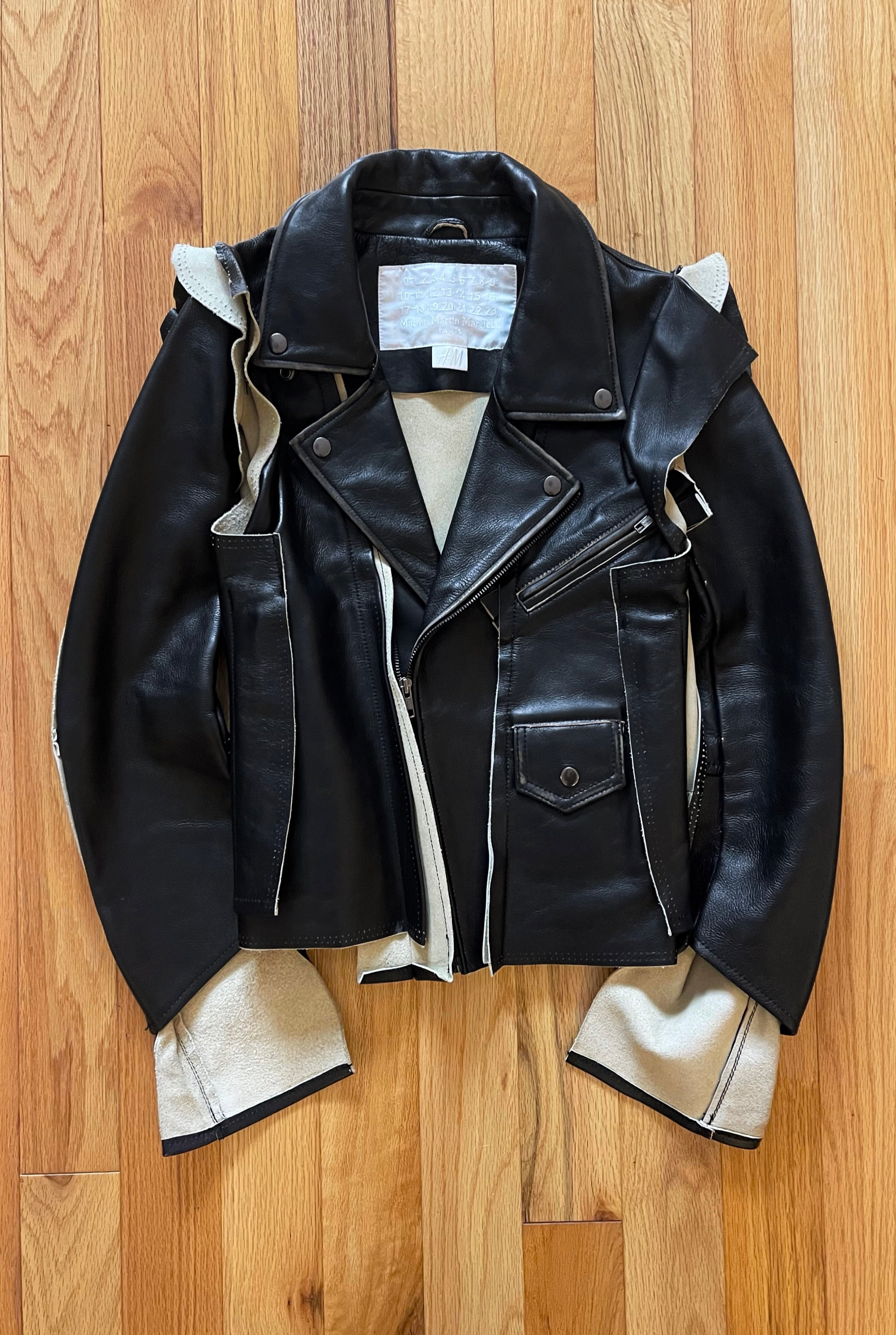 AW2012 Maison Margiela X H&M Reconstructed Leather Jacket – Alex 