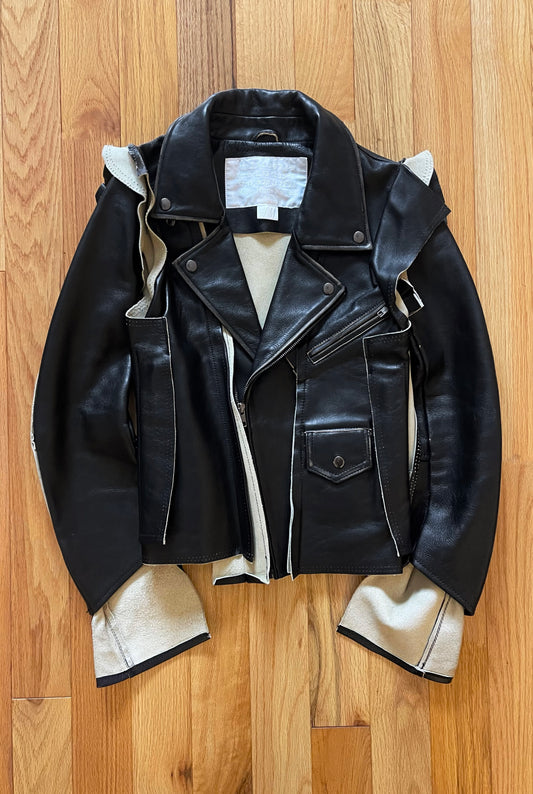 AW2012 Maison Margiela X H&M Reconstructed Leather Jacket