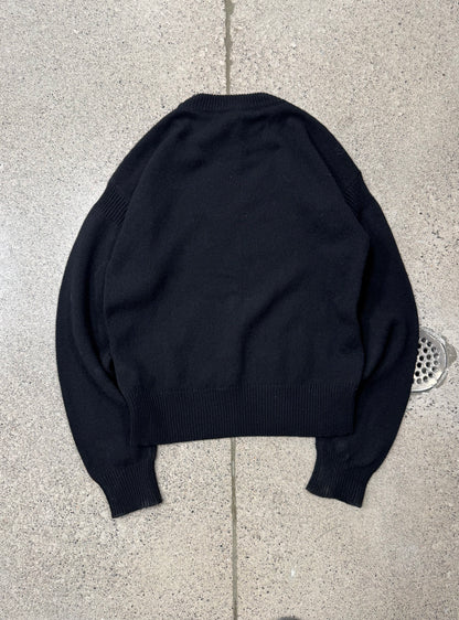 Marni Wool Appliqué Logo Knit Sweater