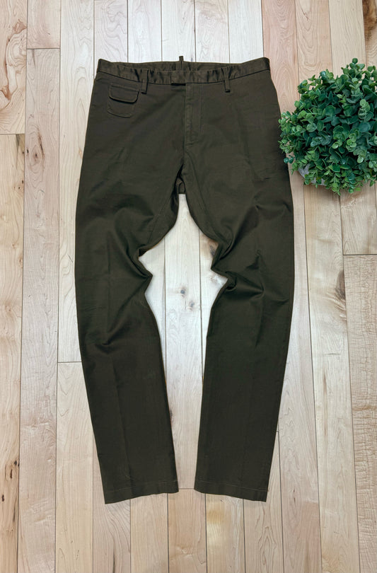 2000s Dsquared2 ‘Cargo Pocket’ Brown Slim/Skinny Pants