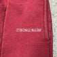 AW2017 Vetements Embroidered Logo Red Sweatpants
