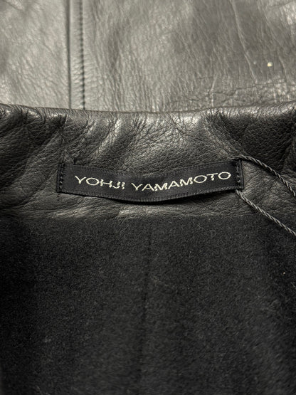 Vintage Yohji Yamamoto Y’s ‘Horse Hide’ Belted Leather Jacket