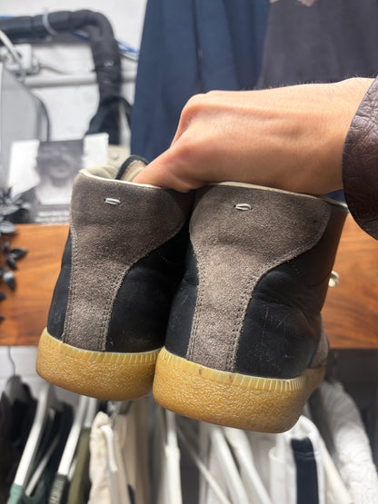 Maison Margiela ‘G.A.T.’ Brown/Black Suede High Top Sneakers