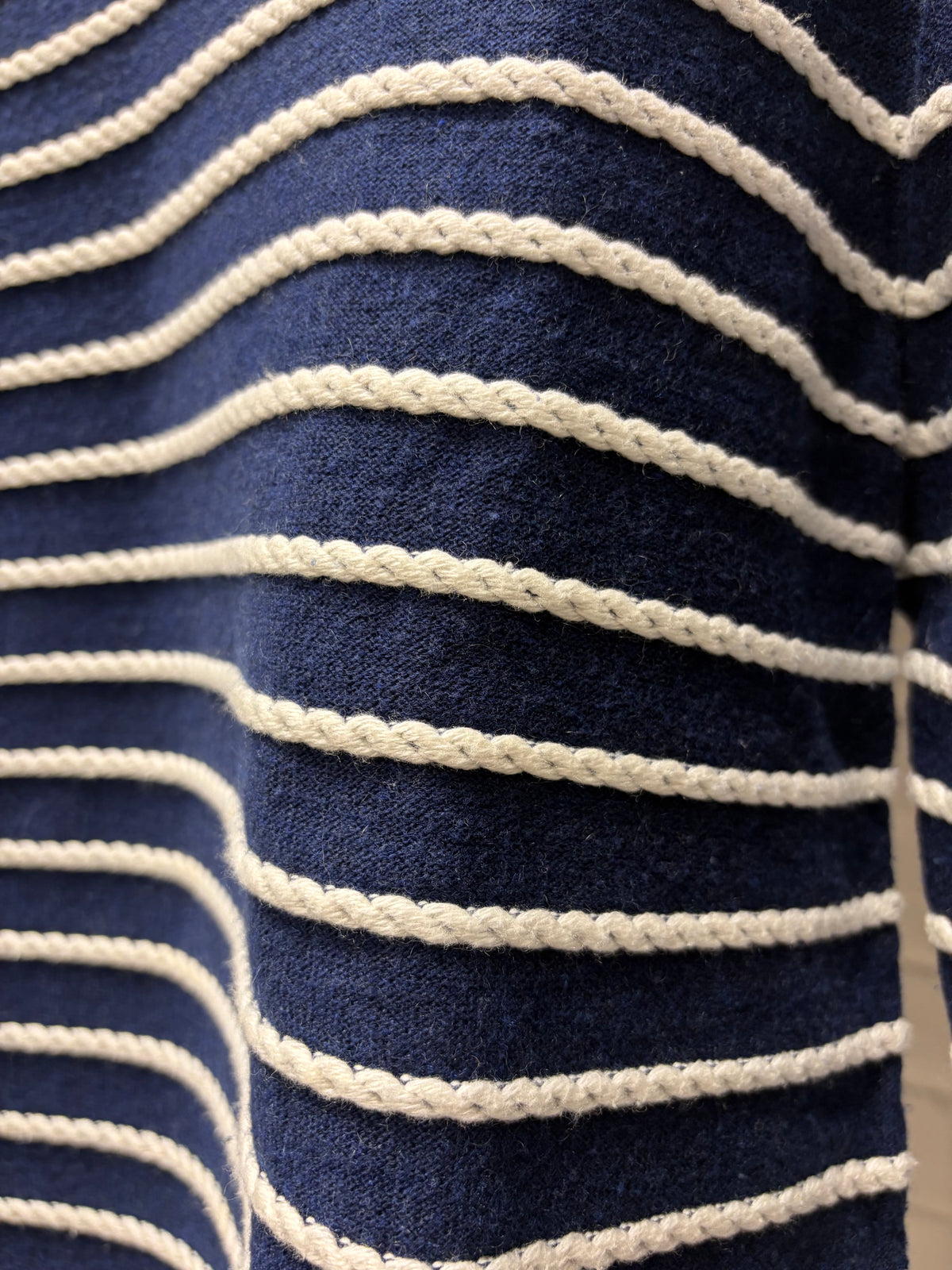 Dior Homme Blue/White Striped Knit Sweater