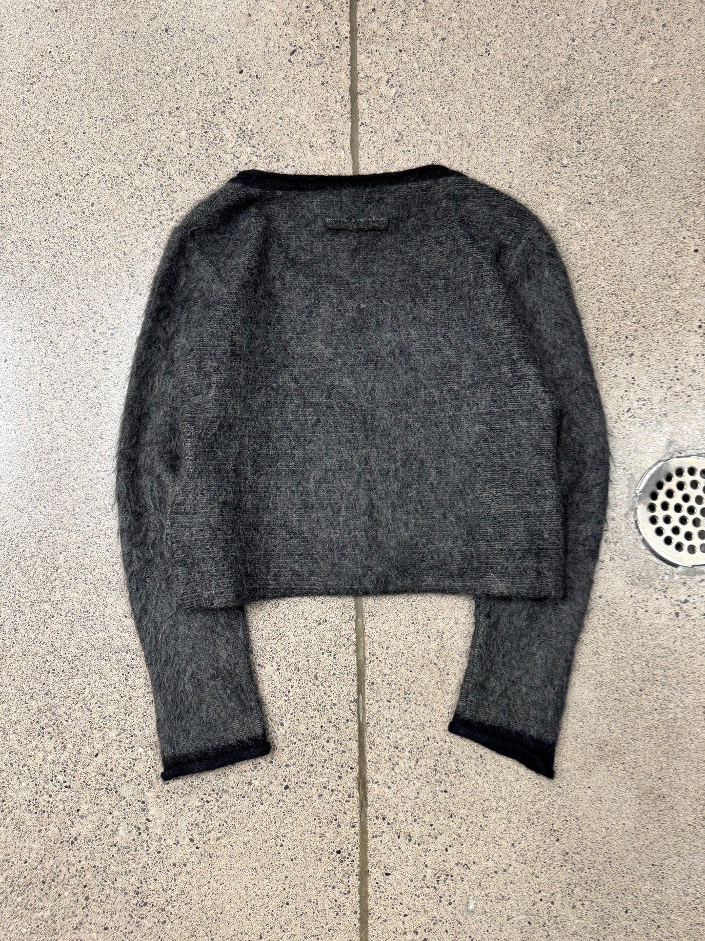 Vintage Jean Paul Gaultier ‘Maille’ Cropped Wool Knit Sweater