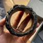 FW2022 Balenciaga ‘Tyre’ Melted Rubber Black Bangle Bracelet