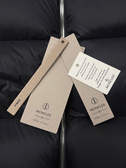 AW2024 Rick Owens x Moncler Shearling/Down Fill ‘Cyclopic’ Puffer Jacket