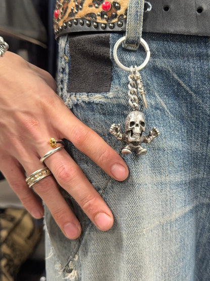 Chrome Hearts x Foti ‘Harris Teeter’ Skull & Dagger Keychain