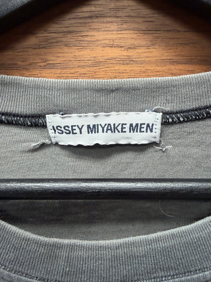 Vintage Issey Miyake ‘Dots’ Washed Grey Graphic T-Shirt