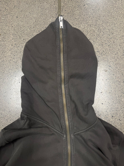 2000s Rick Owens Olmar & Mirta Dust Brown ‘Gimp’ Hoodie