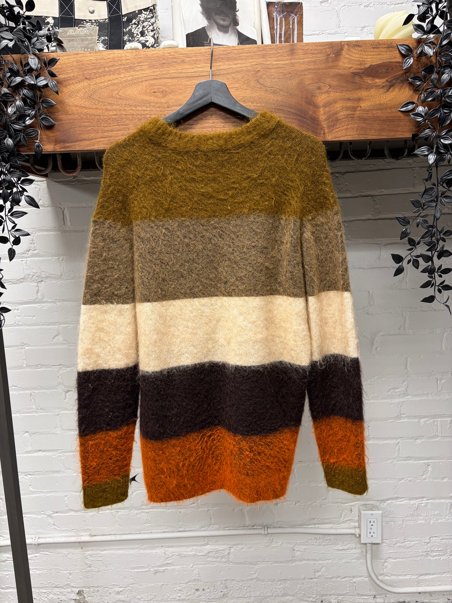 Acne Studios ‘Albah Mohair’ Striped Knit Sweater