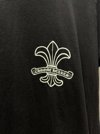 Chrome Hearts ‘Fleur De Lis/Scroll Logo’ Black Graphic T-Shirt