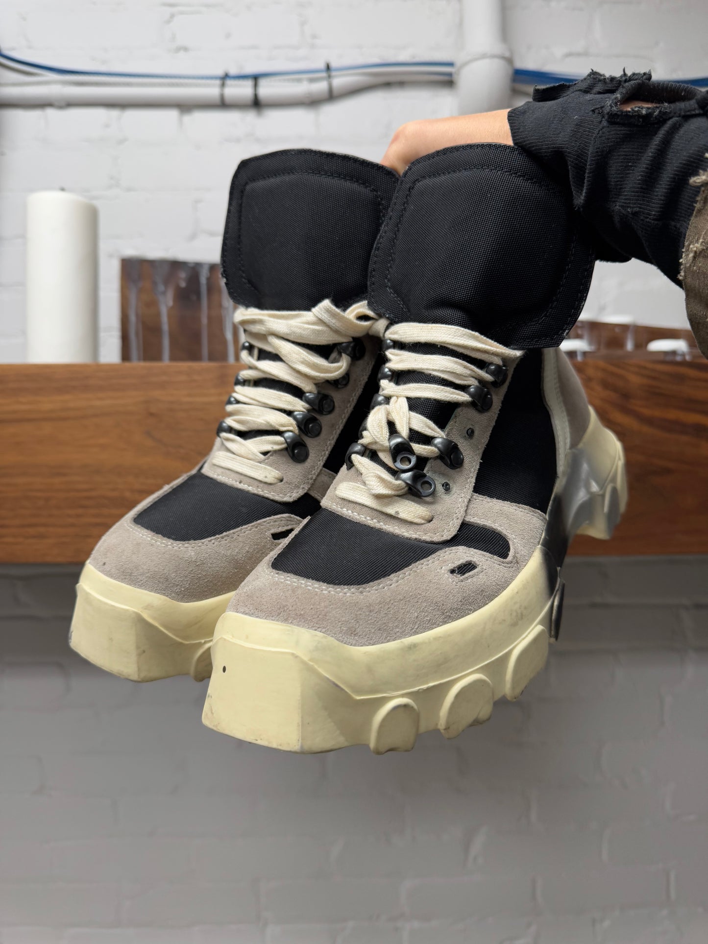 AW2019 Rick Owens ‘As Sample’ Tractor Sneakers