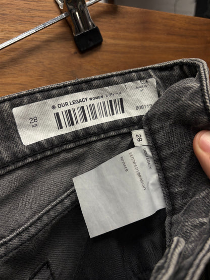 Our Legacy Extended ‘Third Cut’ Grey Denim