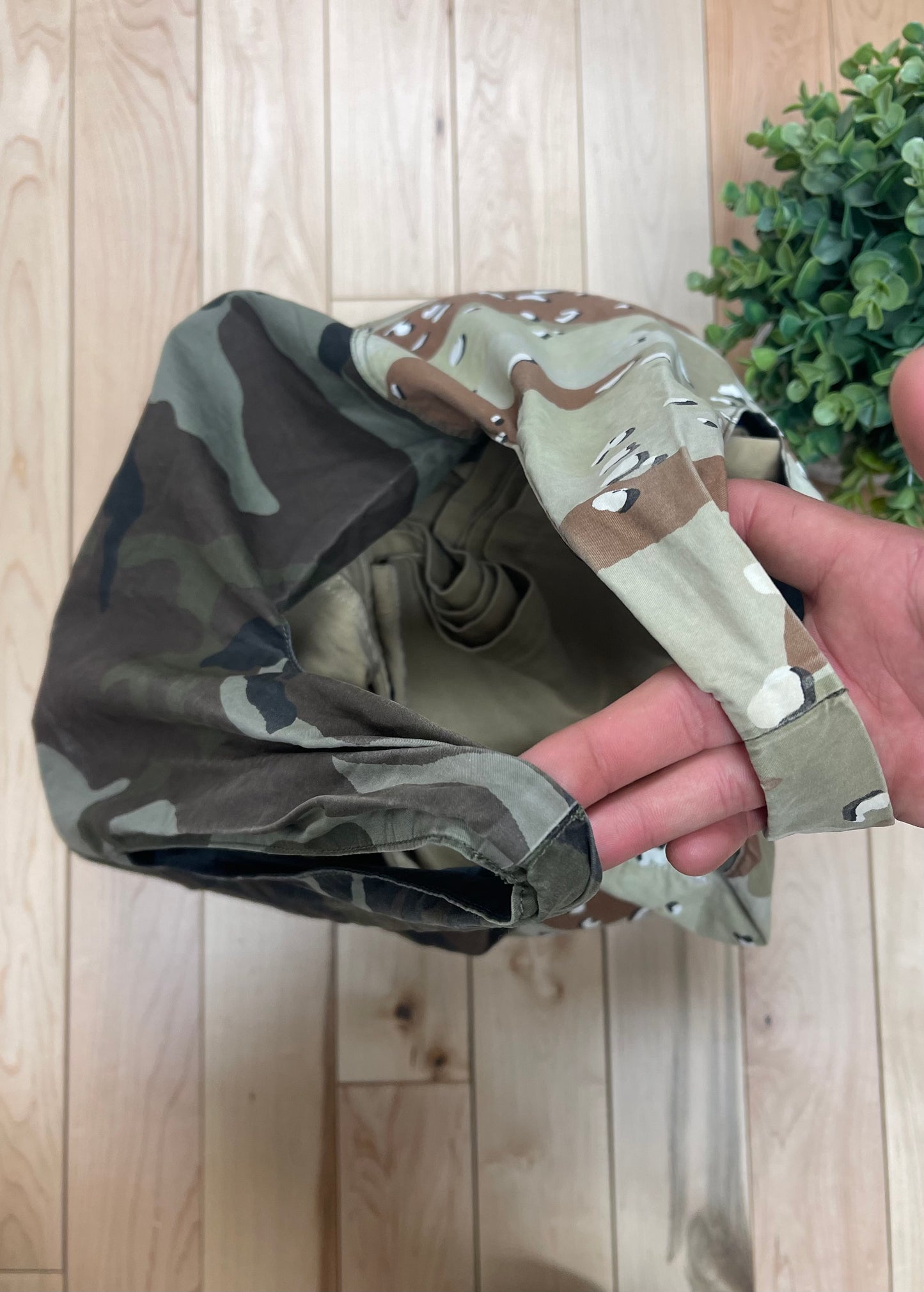 Spring Summer 2019 Maison Margiela Camo 3/4 Split Tote Bag