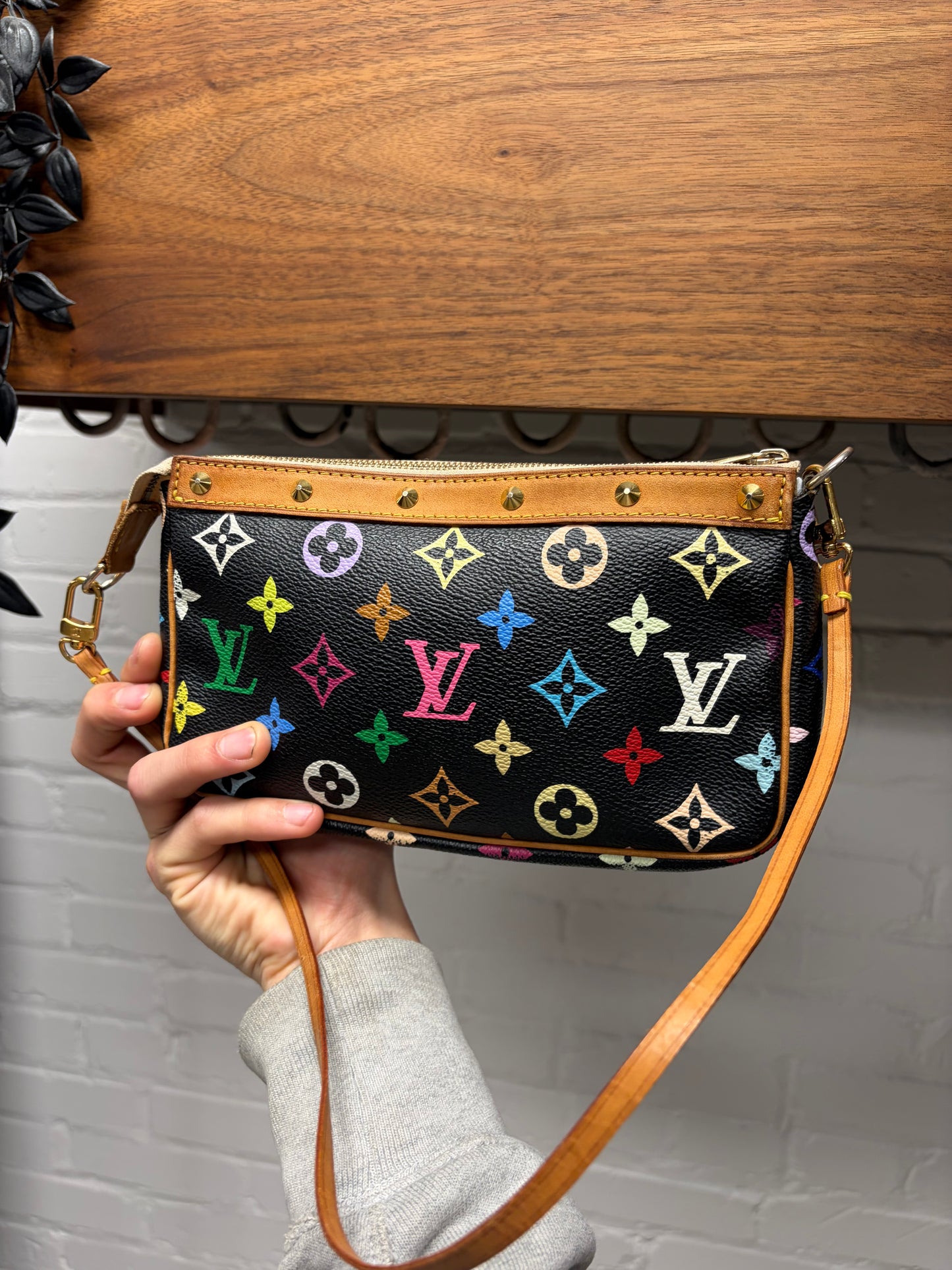 SS2003 Louis Vuitton x Takashi Murakami ‘Pochette’ Mini Shoulder Bag
