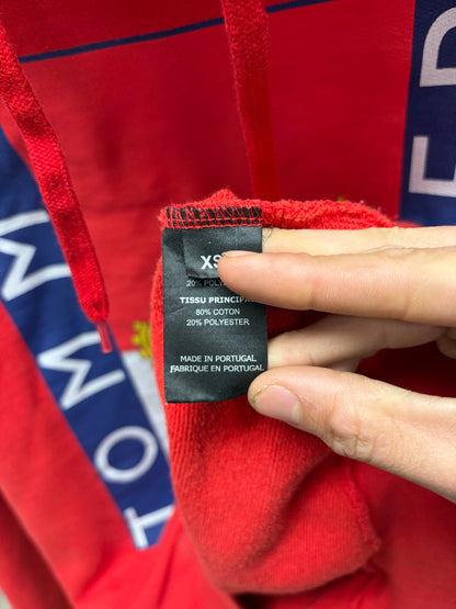 SS2018 Vetements x Tommy Hilfiger ‘Flag Logo’ Pullover Hoodie