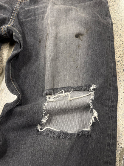 Hysteric Glamour ‘Thrash Distressed’ Wide Leg Denim