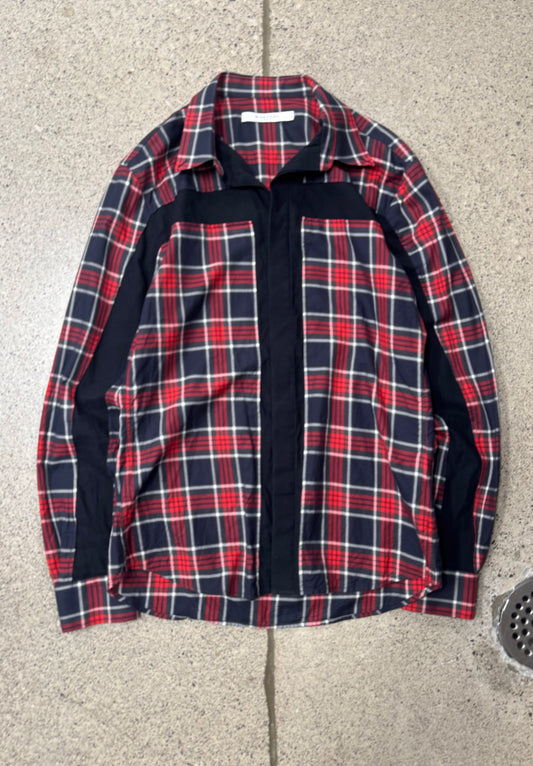 Givenchy Tartan Plaid ‘Cross’ Button Down Shirt