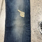 Dior Homme ‘Cool Summerday’ Raw Blue Distressed Unaltered Denim
