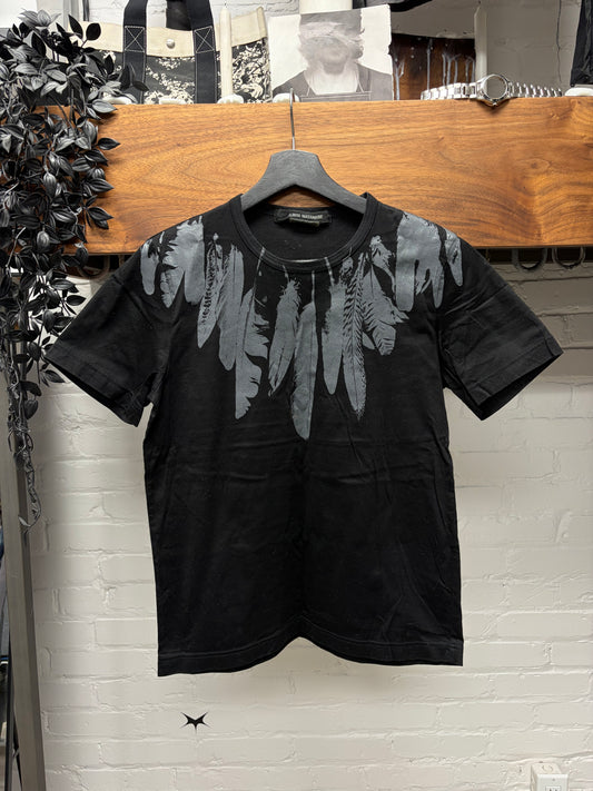 AW2003 Junya Watanabe ‘Feathers’ Neckline Print Graphic T-Shirt